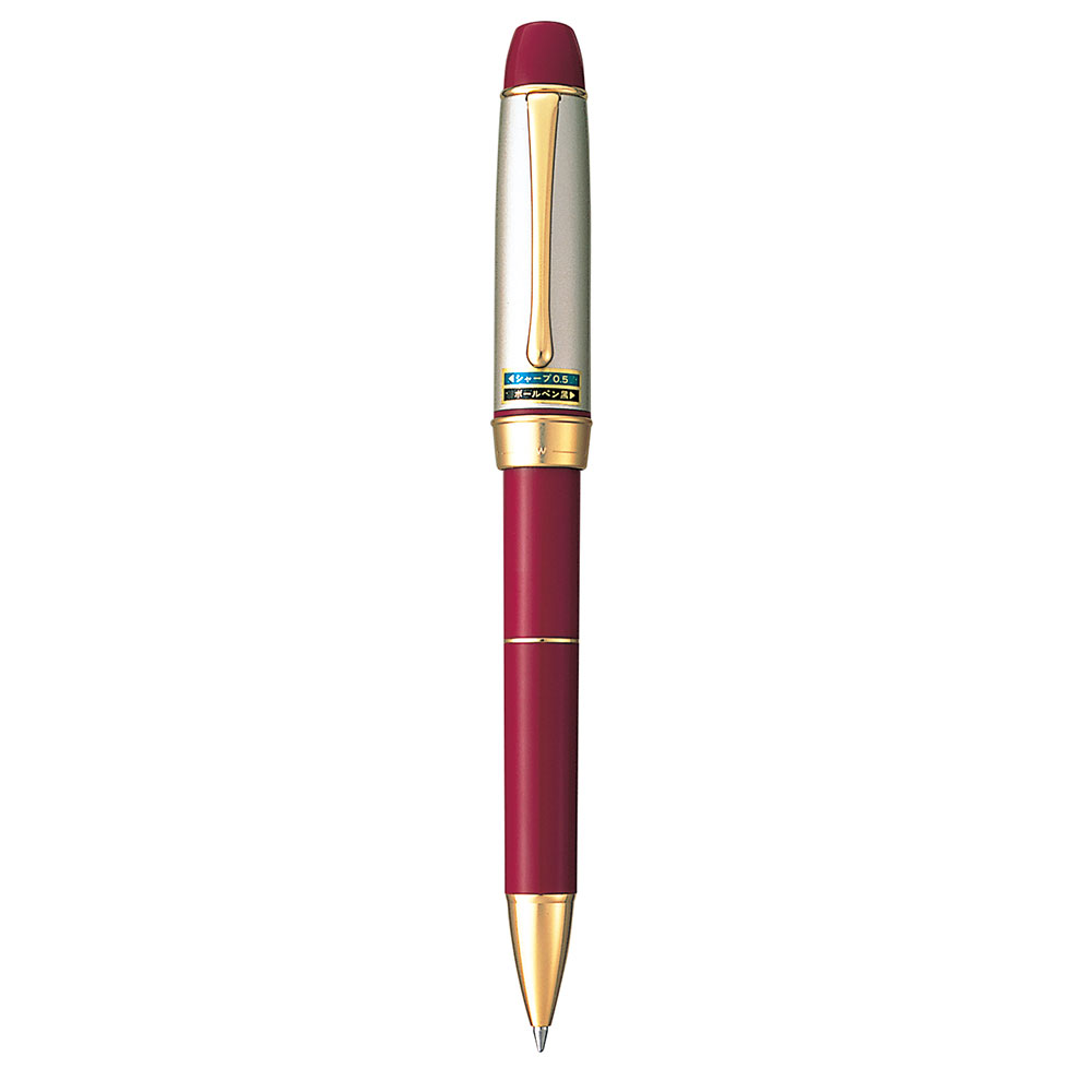 三菱鉛筆 印鑑付ダブル（多機能）ペン SHW-3051 エンジ ４１ メールオーダー