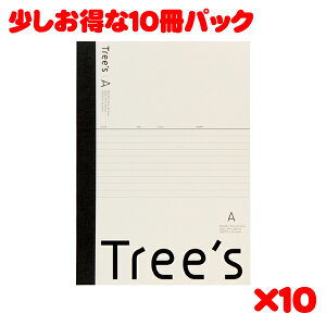 ���{�m�[�g �X�^���_�[�h�m�[�g Tree's B5�T�C�Y A�r40�� �N���[�� UTR4AC 10���p�b�N