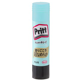 プラス(PLUS)　スティックのり　Pritt（プリット）　スムーズプリット　レギュラー　10g　NS-721-1P　セリースパック入り　29-715