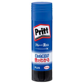 プラス(PLUS)　スティックのり　Pritt（プリット）　カラープリット　ジャンボ　40g　NS-734-1P　セリースパック入り　29-727