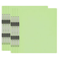 プラス(PLUS)エコノミー フラットファイル 10冊パック A4-S 150枚とじ グリーン NO.021E　79-356