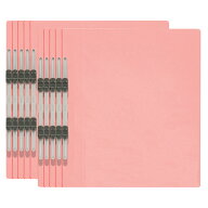 プラス(PLUS)エコノミー フラットファイル 10冊パック A4-S 150枚とじ ピンク NO.021E　79-358