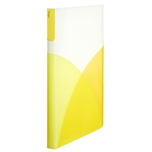 【最大2,000円オフCOUPON 11月1日-6日9時59分まで】プラス(PLUS)クリアーファイル パスティ A4サイズ 40P FC-410P レモンイエロー 98-416