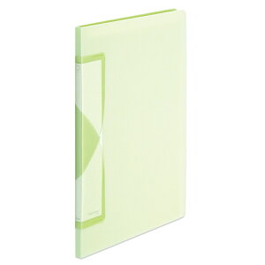 【最大2,000円オフCOUPON 11月1日-6日9時59分まで】プラス(PLUS) クリアファイル A4縦 20ポケット Pasty smart「パスティ スマート」 グリーン FC-680PS 98-683