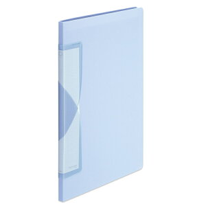 【最大2,000円オフCOUPON 11月1日-6日9時59分まで】プラス(PLUS) クリアファイル A4縦 20ポケット Pasty smart「パスティ スマート」 ブルー FC-680PS 98-685