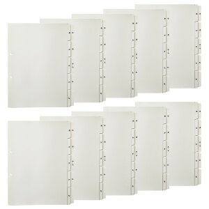 【最大2,000円オフCOUPON 11月1日-6日9時59分まで】プラス(PLUS) 「たすけあ」ファイル あ〜わ行インデックス グレー (1セット5山×2)*10セット 98-079*10 FL-807IS