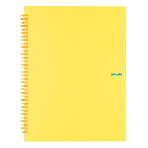 【最大2,000円オフCOUPON 11月1日-6日9時59分まで】プラス PLUS ファイル ito/oshi どんどん増えるトレカをたくさん収納してもコンパクトな厚みの9ポケットのツインリング型ファイル イエロー FL-320C