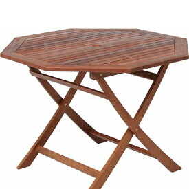 八角テーブル 110cm 幅1100 奥行1100 高さ715mm ブラウン不二貿易 丸テーブル アンティーク クラシック カフェ テーブル ラウンド ラウンドテーブル カフェ テーブル 木 木製 ウッド FB-81062 北欧