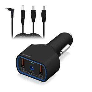 120W �ԍڏ[�d�� ���b�v �J�[�`���[�W���[ �i20V/15V �Ή� HP Laptop Computer �Ԃ̏[�d��jHP Laptop Notebook Vehicle Car Auto Charger�Ή�12V�E24V��iPhone 11/X/