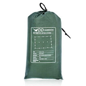 DD�n�����b�N DD�^�[�v DD Tarp M 3.5m x 2.4m �p�b�N�y�ʉ� �n�����b�N�̃V�F���^�[�ɍœK�ȃ^�[�v