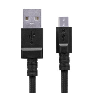 �G���R�� �}�C�N��USB�P�[�u�� microUSB 2A�o�� �}���[�d �X�}�z�̏[�d�E�f�[�^�ʐM�ɑΉ� ���ϋv IQOS���[�d�ł��� 0.8m �u���b�N MPA-FAMBS2U08BK