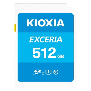 KIOXIA(LINVA){SDJ[h 512GB SDXC US-I Class10 Ǐox100MB/s KLNEA512G