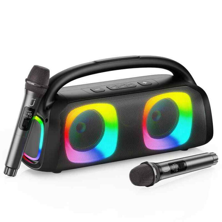 楽天市場】 スピーカーセット 拡声器 ワイヤレスマイク2本 Bluetooth 