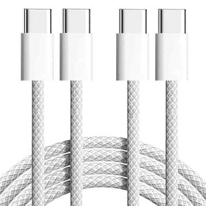 USB Type C �P�[�u�� �^�C�vc �P�[�u��4�{�Z�b�g 1M/2M �e2�{ USB-C  PD�Ή� �V���R���f�ލ̗p USB C 60W�}���[�d �f�[�^�]�� �f���h�~ ���ϋv�i�C���� iPhone 16/16e/iPhone 15 Mac