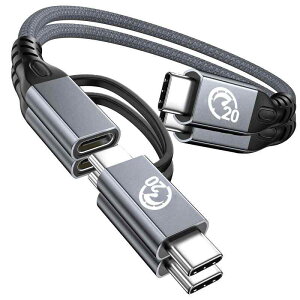 240W USB-C  USB-C P[u Z0.2M2{ZbgUSBC P[u 3in1 [dP[u USB 3.2 Gen 2X2 20Gbpsf[^] PD3.1}[d Type C to CType-C