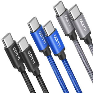 USB-CUSB-C 2.0 P[uPDΉ 60W/3A}[dType C to C PD P[u ϋviCΉ iPhone 16 iPad Pro Air mini6 MacBook GalaxyType-c@(3M 3{)