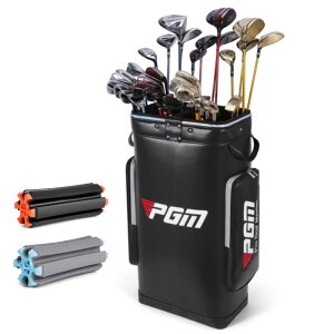 ゴルフクラブケース バッグ クラブスタンド 室内外 30本用 組み立て不要 クラブホルダー*2付き 用アクセサリ 大容量 スタンド式 パター