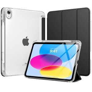iPad 11 (A16) 2025 / iPad 10 2022 P[X 11/10.9C` I[gX[vΉ PUU[O n}CNt@Co[ yV[Xbgt y ^ h~ X}[gP[X Black