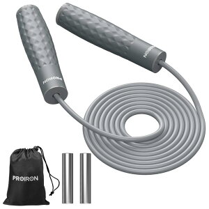 縄跳び なわとび トレーニング用 大人 ダイエット 人気 縄跳び トレーニング用 重い 収納袋付き 3m長さ調整 厚く7mm直径 大人用 学生用 450g 正?品