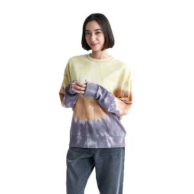 [ロキシー] ストリートウェア ゆったりシルエット ミニ裏毛 クルーネック レディース