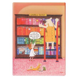 グリーティングライフ 6ポケット クリアホルダー ファイル 見開き A5サイズ