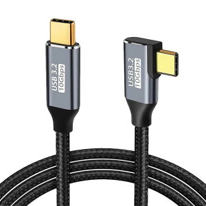 USB C �P�[�u�� L�� Type-C L�^ PD�Ή� 100W�}���[�d USB 3.2 Gen2�W�� 10Gbps�f�[�^�]�� �i�C�����҂� �p�\�R���A�^�u���b�g�A�X�}�[�g�z���AMacBook Pro/Air�AGalaxy S25/S24�AXperia