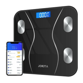 体重計 bluetooth スマホ連動 体組成計 ヘルスメーター 体脂肪計 対組成計 weight scale 電子スケール 体重計 体脂肪率 体脂肪率測定器 高精度 自動ON/OFF バックライト付 180kgまで対応 ボディスケー