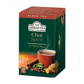 AHMAD TEA アーマッドティー ティーバッグ チャイスパイス 紅茶 おうちカフェ×1箱（20袋） 茶葉 【3〜4営業日以内に出荷】[送料無料]