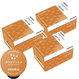 [送料無料] キューリグ Kカップ KEURIG K-Cup カプセルコーヒー カップス カフェインレス 3箱(8g×36カプセル)【3〜4営業日以内に出荷】 カプセルコーヒー コーヒーメーカー コーヒーカプセル デカフェ ノンカフェイン