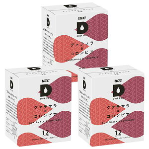<エントリーでポイント5倍>UCC ドリップポッド DRIPPOD 専用カプセル グァテマラ&コロンビア 3箱 【3〜4営業日以内に出荷】【送料無料】ユーシーシー 上島珈琲 ブラック コーヒー バラエテ