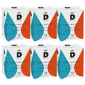 <エントリーでポイント20倍>UCC ドリップポッド DRIPPOD 専用カプセル ブルーマウンテンブレンド 6箱 【3〜4営業日以内に出荷】【送料無料】ユーシーシー 上島珈琲 ブラック コーヒー バラエ