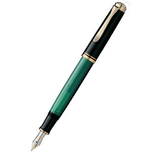 Pelikan（ペリカン）　スーベレーン　万年筆 緑縞　M400 （38000）長期欠品中につき予約注文を承ります