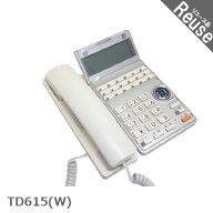 【中古】 ビジネスフォン ビジネスホン SAXA製 TD615(W) 18ボタン多機能電話機（白）会社 事務所 業務用 …