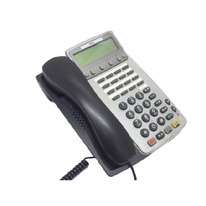 楽天市場】【中古】 ビジネスフォン ビジネスホン NEC製 DTR-16K-1D(BK 