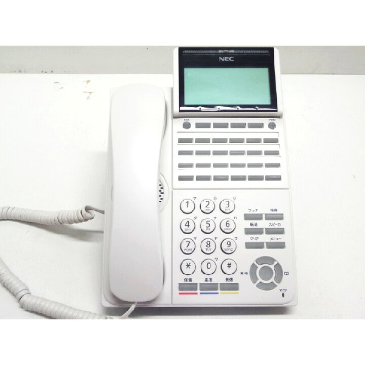 楽天市場】【中古】 NEC製 ビジネスフォンDTK-24D-1D(WH)TEL DT500 24 