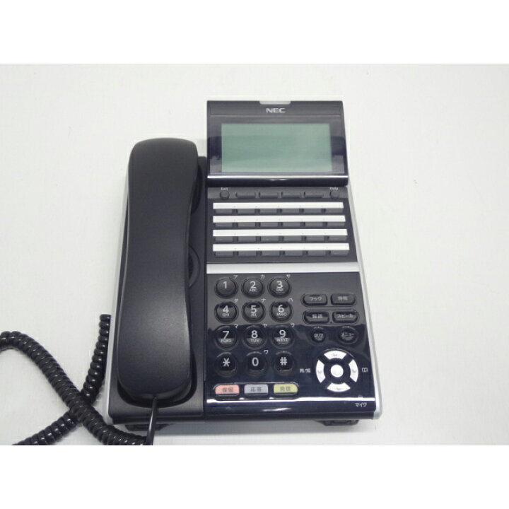楽天市場】【中古】 NEC製 ビジネスフォン DTZ-24D-2D(BK)TEL DT400 24 