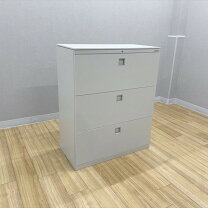 楽天市場】ラテラルキャビネット 3段 オカムラの通販