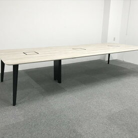 ミーティングテーブル 要組立 ライブス 2枚天板 オカムラ プレーン TM-863062B ∴ 【中古】