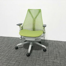 ハーマンミラー セイルチェア HermanMiller Sayl Chair オフィスチェア グリーン 【中古】
