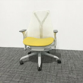 ハーマンミラー セイルチェア HermanMiller Sayl Chair オフィスチェア イエロー 【中古】
