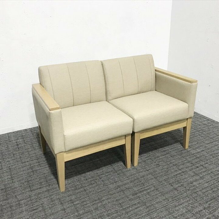 楽天市場】【中古】 ロビーチェア 2点セット アスプルンド 木脚ソファ 