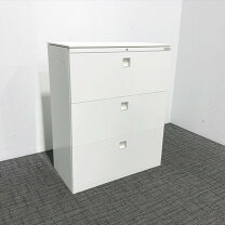 楽天市場】ラテラルキャビネット 3段 オカムラの通販