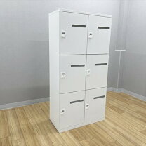楽天市場】鍵 付き ロッカー 中古（カラーホワイト）（オフィス収納 