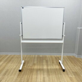 イトーキ ホワイトボード 脚付 両面式 幅1310 ホワイト 【中古】