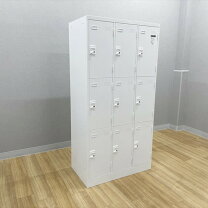 楽天市場】鍵 付き ロッカー 中古（カラーホワイト）（オフィス収納 