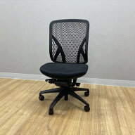 【中古】 イナバ イエラチェア ハイバック 肘無 オフィスチェア ブラック
