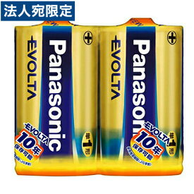 パナソニック エボルタアルカリ乾電池 単1形 2本