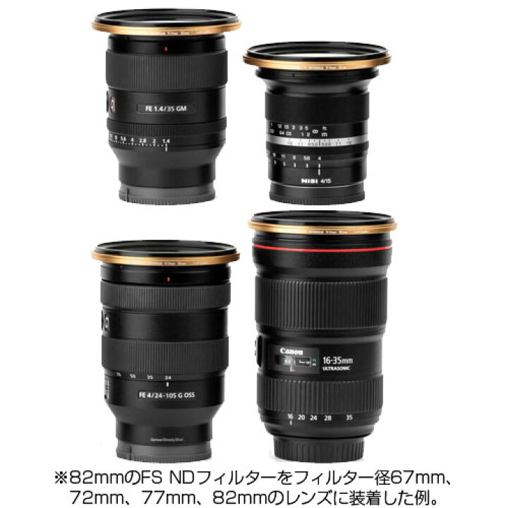 楽天市場】NiSi 円形フィルター SWIFT FS NDキット (8＋64＋1000) 67 