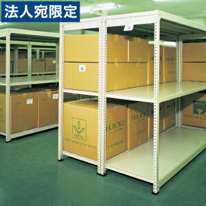 軽量ボルトレススチールラック イチゴラック 4段 連結用 W860×D295×H1500mm 150kg 『代引不可』『送料無料(一部地域除く)』