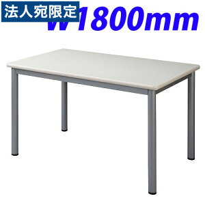 �^�b�N �~�[�e�B���O�e�[�u�� W1800×D900(�l�I�z���C�g) TL1890-NW �w�ԕi�s�x�w����s�x�w���������i�ꕔ�n�揜���j�x